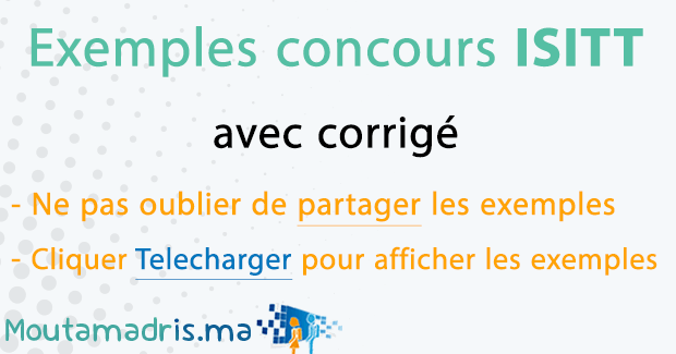 Exemple concours ISITT